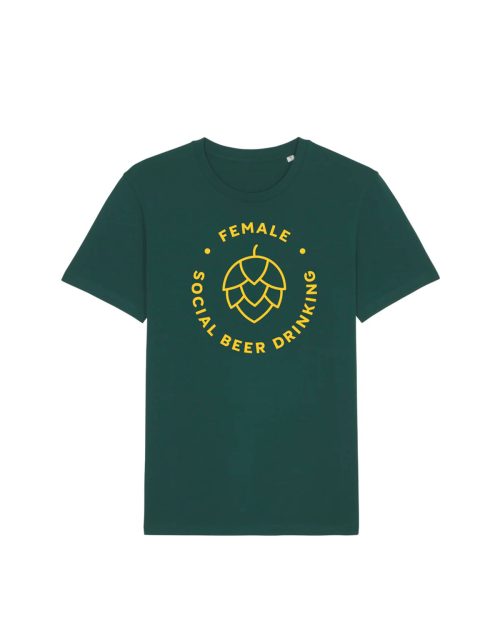 Female - Logo T-shirt Glazed Green