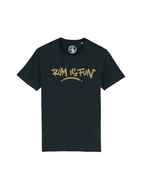 Romrobban - Rum is fun T-shirt svart