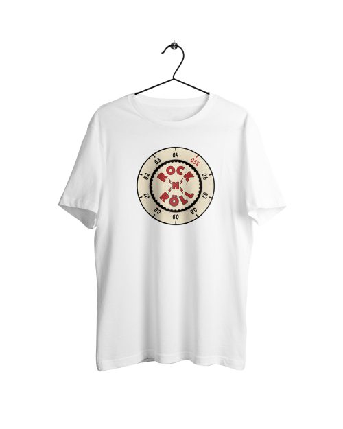 Rock N Röll - Logo T-shirt Vit