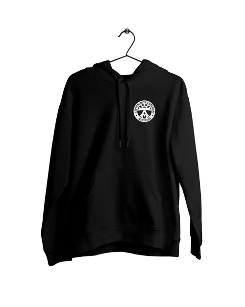 Coppersmith's Logo Hood Svart