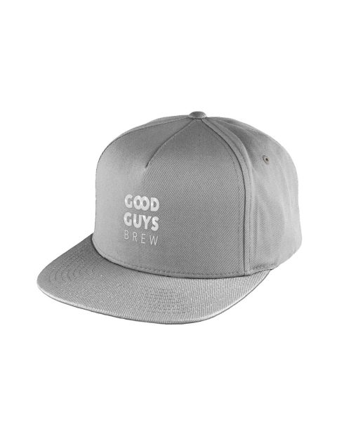 Good Guys Brew - Flat Peak Snapback Grå