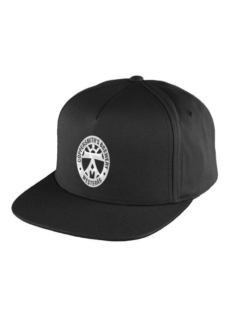 Coppersmith's Flat Peak Snapback - Svart