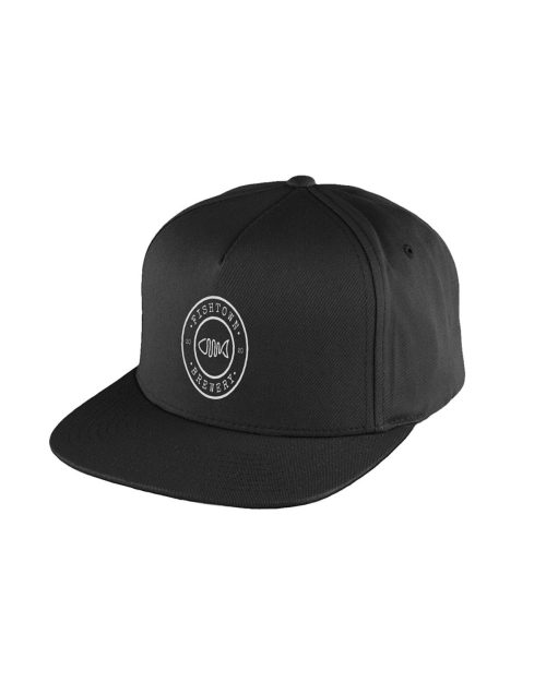 Fishtown Brewery- Flat Peak Snapback Svart