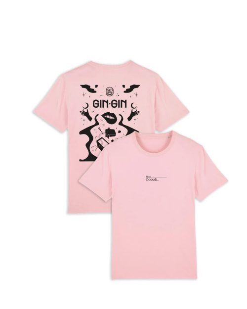 GIN GIN - Mood Ooooh T-shirt Rosa