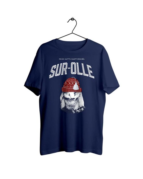 Prins Katts Hantverksöl - Sur Olle med logga T-shirt Navy