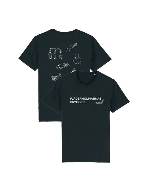 Fjäderholmarnas - Fåglar T-shirt Svart