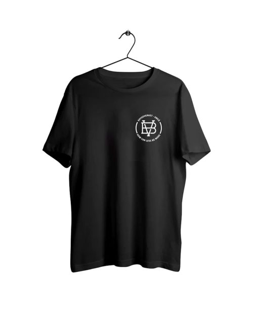 Bryggverket- monogram T-shirt Svart