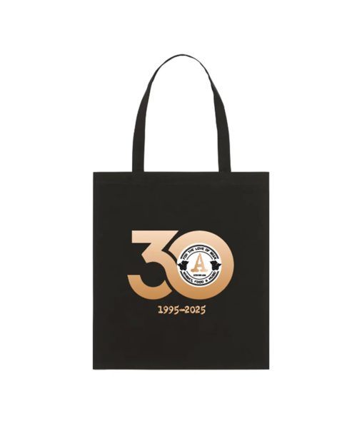 Akkurat -30år Tygkasse Svart