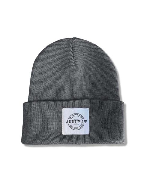 Akkurat - Beanie Graphite Grey