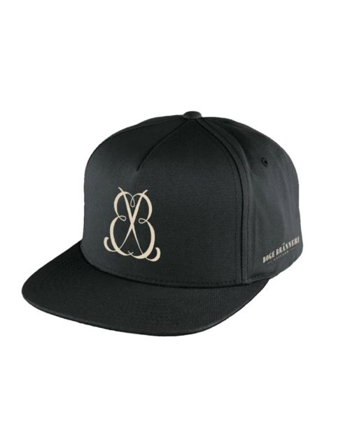 Boge Bränneri Flat Peak Snapback - Svart