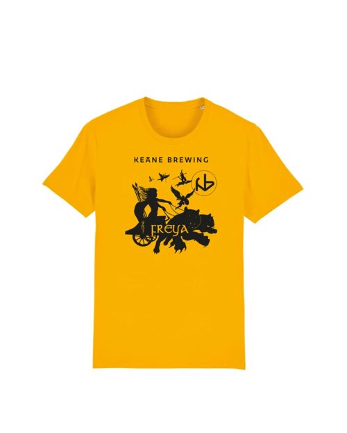 Keane Brewing - Freya T-shirt Gul