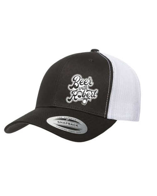 Beer with Robert - Trucker keps Svart/Vit