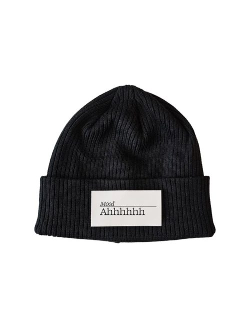 GIN GIN - Mood Ahhhhhh Beanie Svart