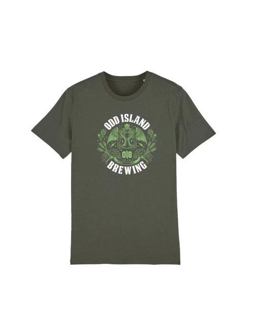 Odd Island Brewing - Generisk one off T-shirt Khaki
