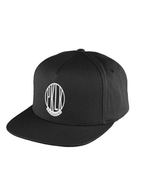PKLK - Flat Peak Snapback Svart