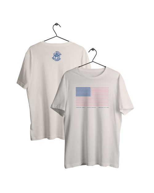 Hyllie Bryggeri - Liberation lager T-shirt Vintage White