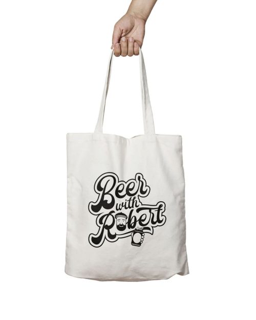 Beer with Robert - Logo Tygkasse Natur