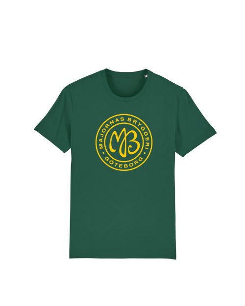 Majornas Bryggeri - Gul Logo T-shirt - Bottle Green