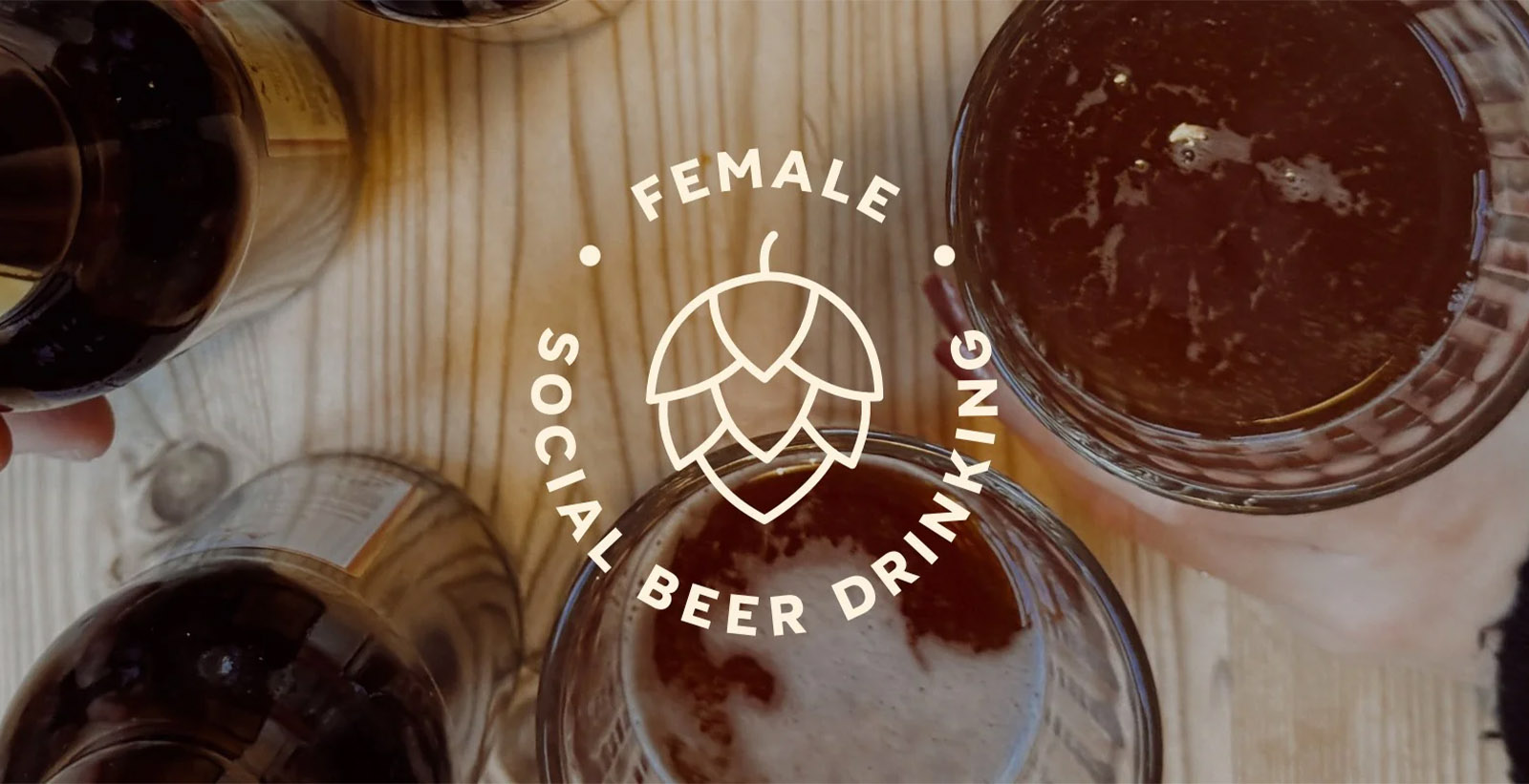 Female Social Beer Drinking